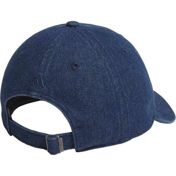 Adidas Womens Medium Blue Denim Saturday Baseball Adjustable Cotton Athletic Hat main image 3